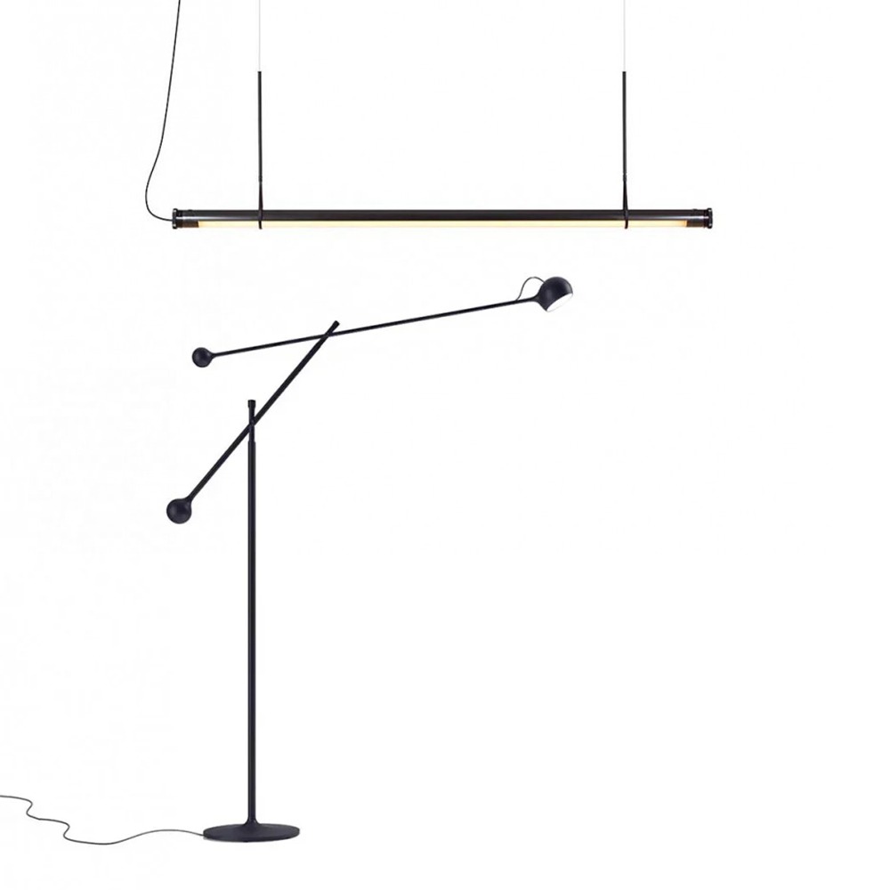 The Artemide Ixa LED Floor Lamp & The Marset Fris LED Suspension