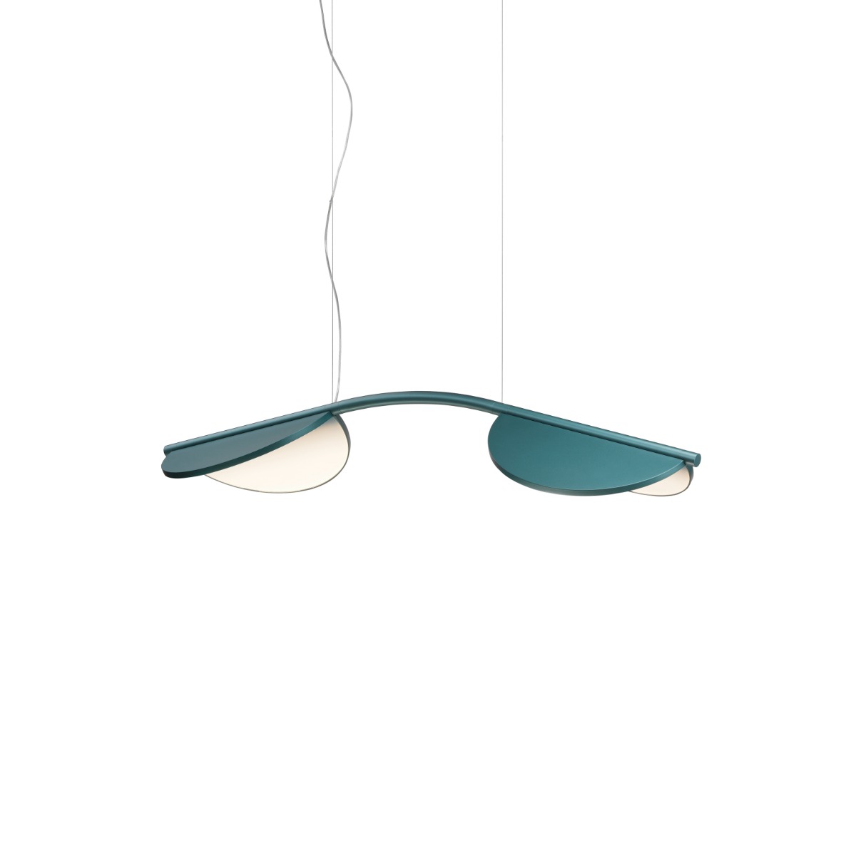 Almendra Arc LED Pendant Bay Blue