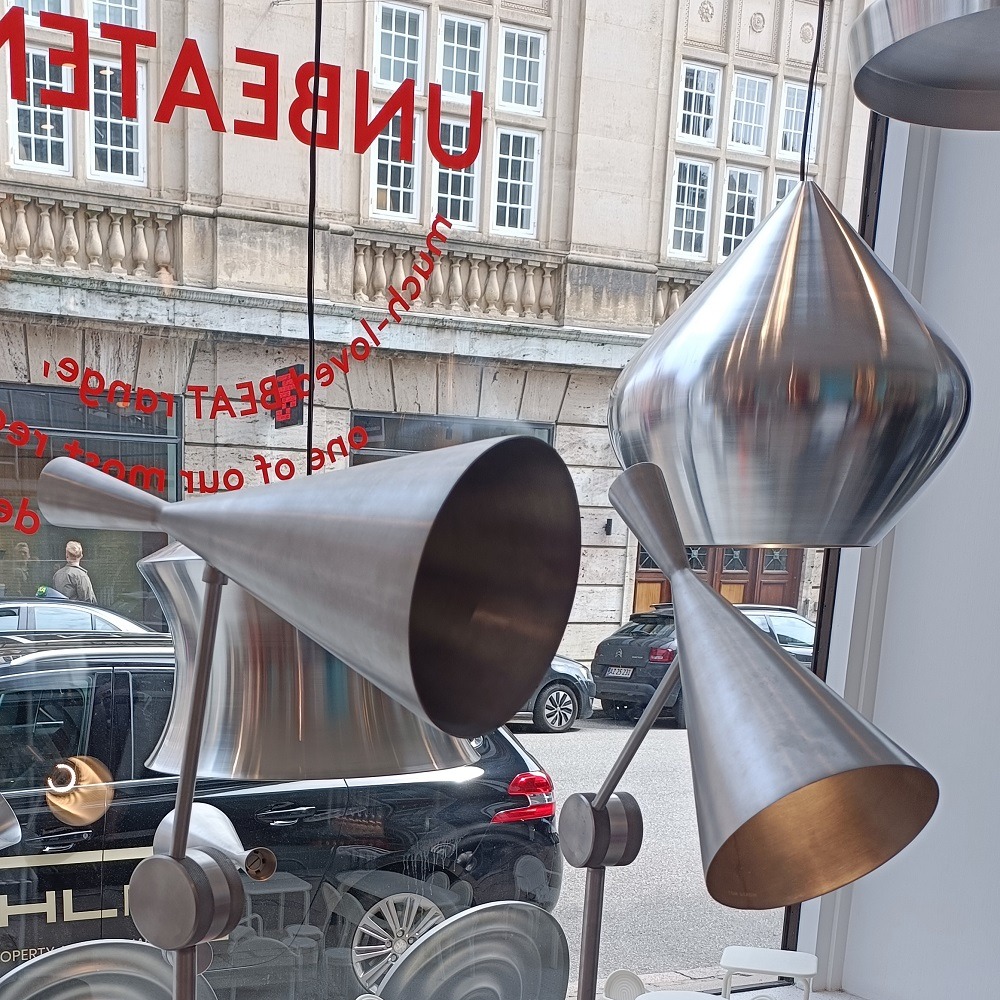 Tom Dixon Unbeaten Pendant and Floor Lamp