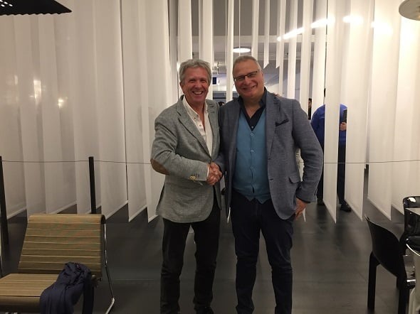 David Village with Giuseppe Scutella