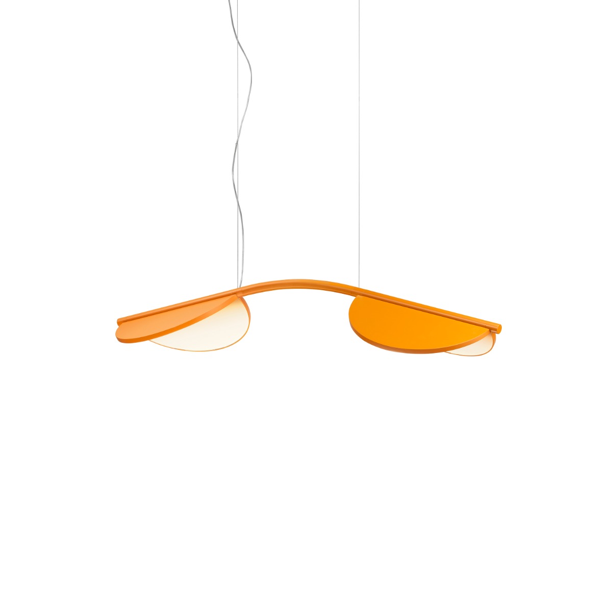 Almendra Arc LED Pendant Light Ochre