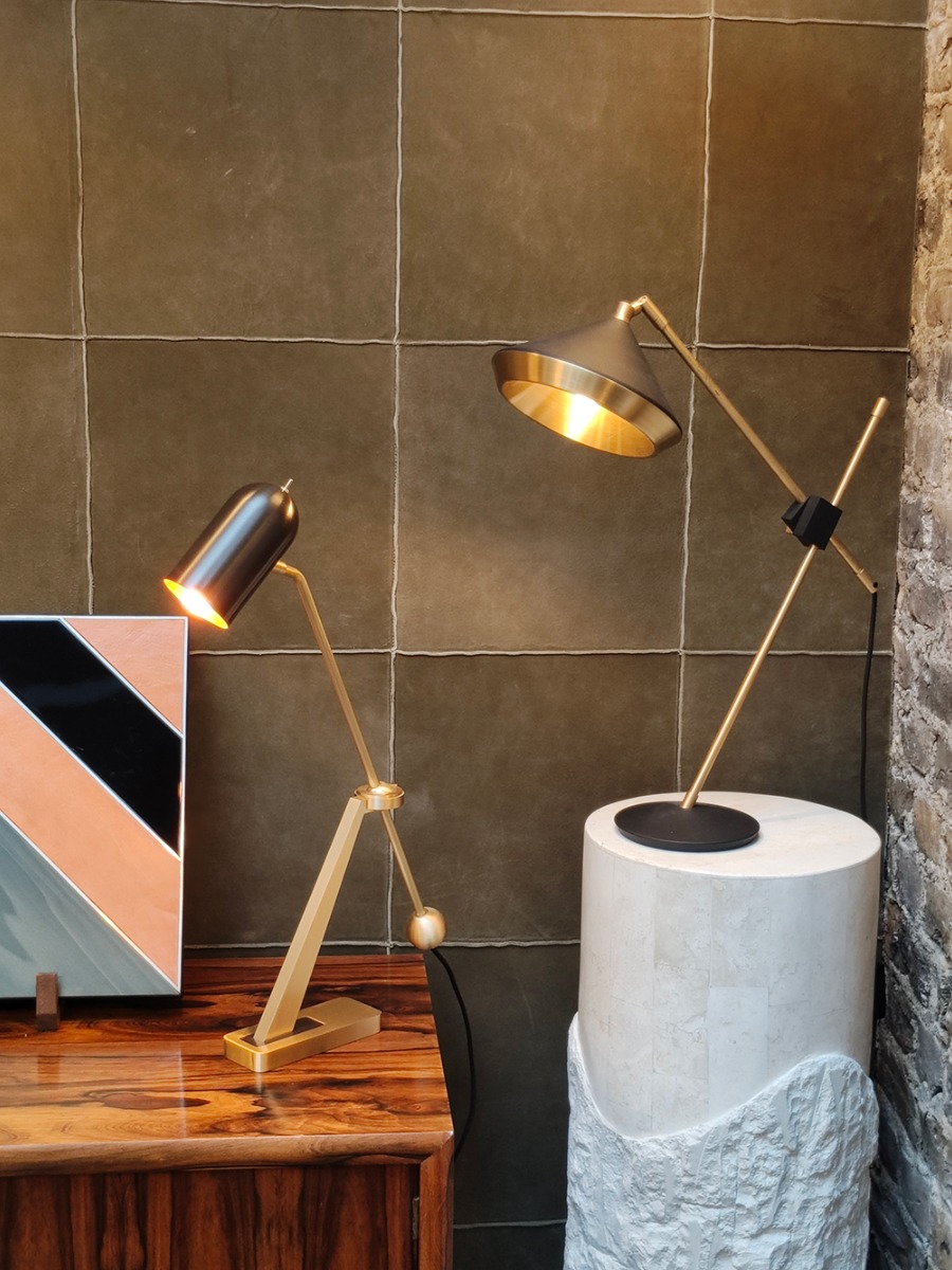 Doma Table Lamp and Shear Tble Lamp