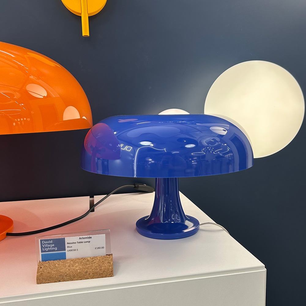 Artemide Nessino Table Lamp in Blue Artemide Nessino Table Lamp in Blue