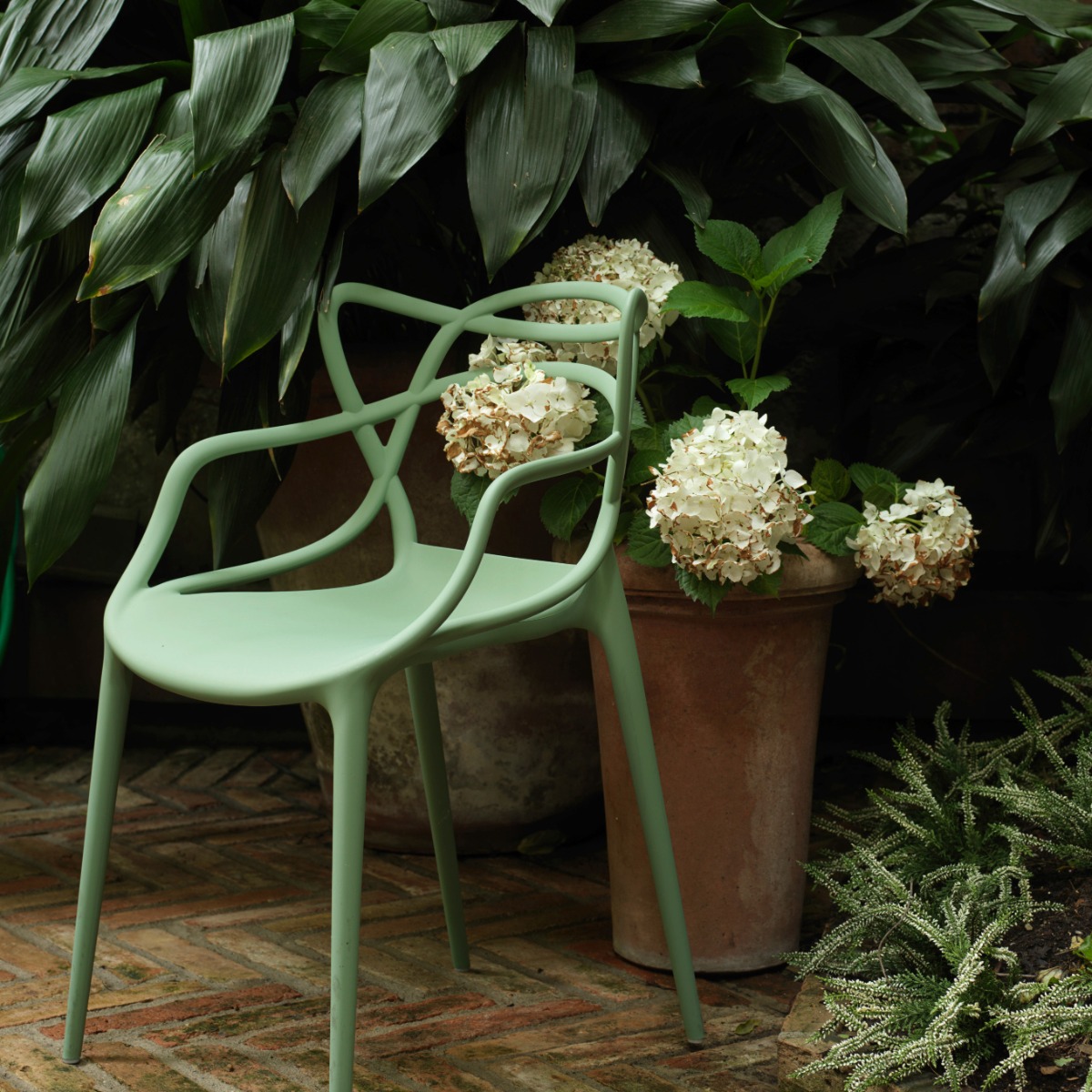 Kartell Masters Chair in Sage Green