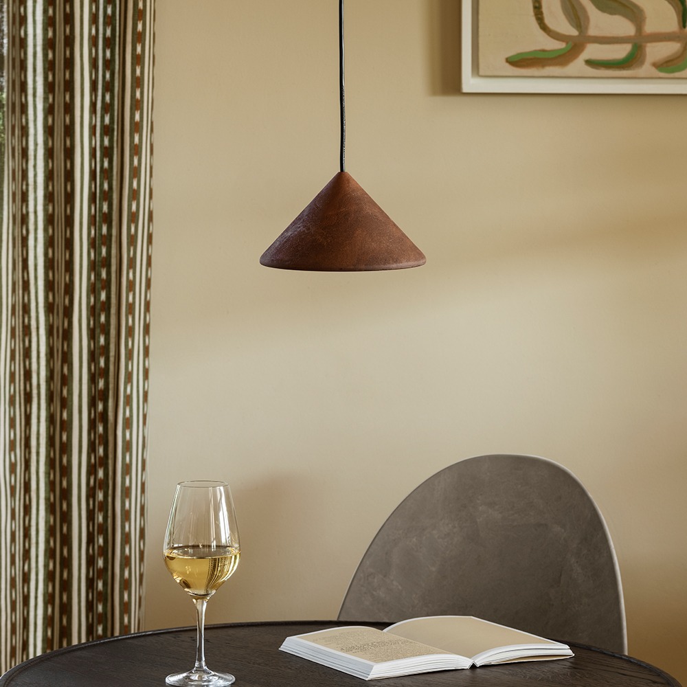 Mater Terra Pendant in Rust Red