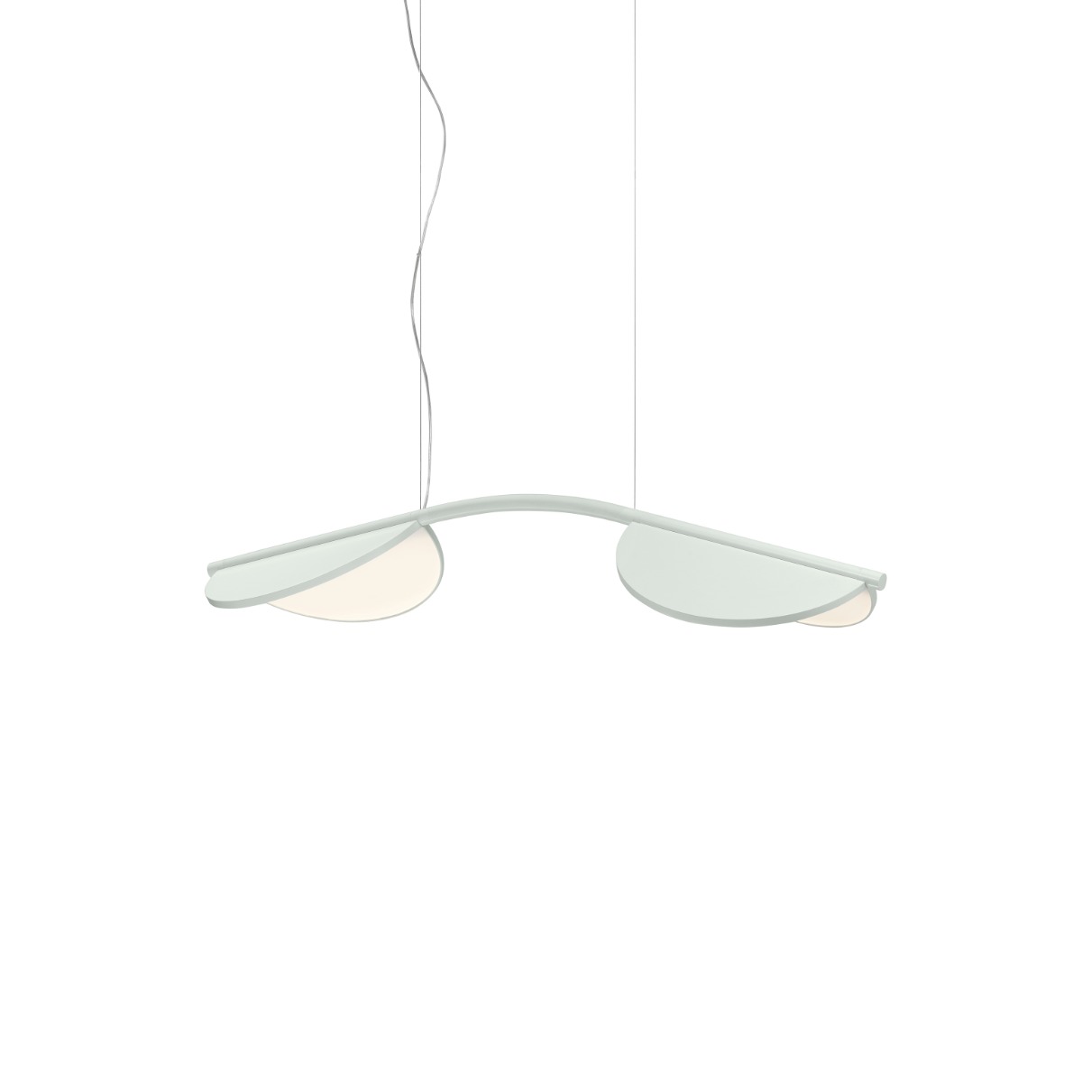 Almendra Arc LED Pendant Light White