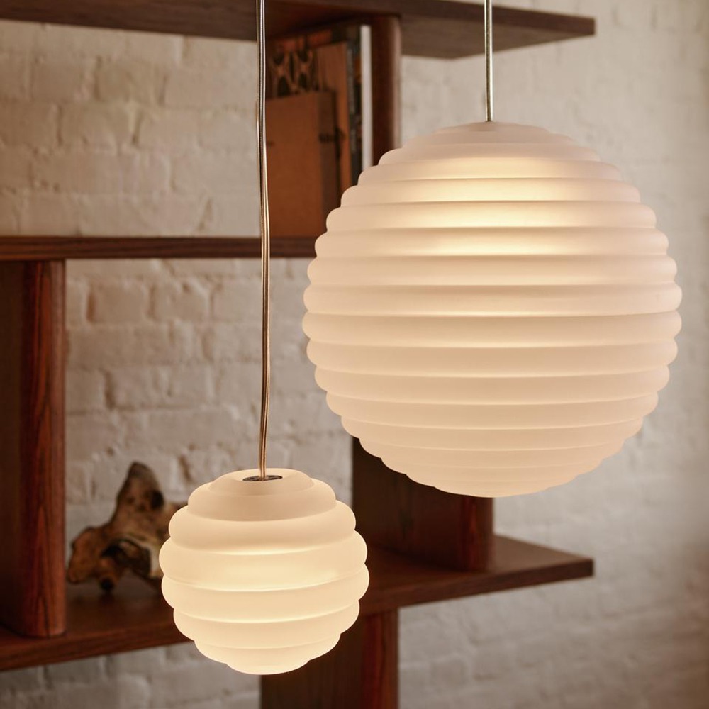 Tom Dixon Press Frosted Sphere Pendants