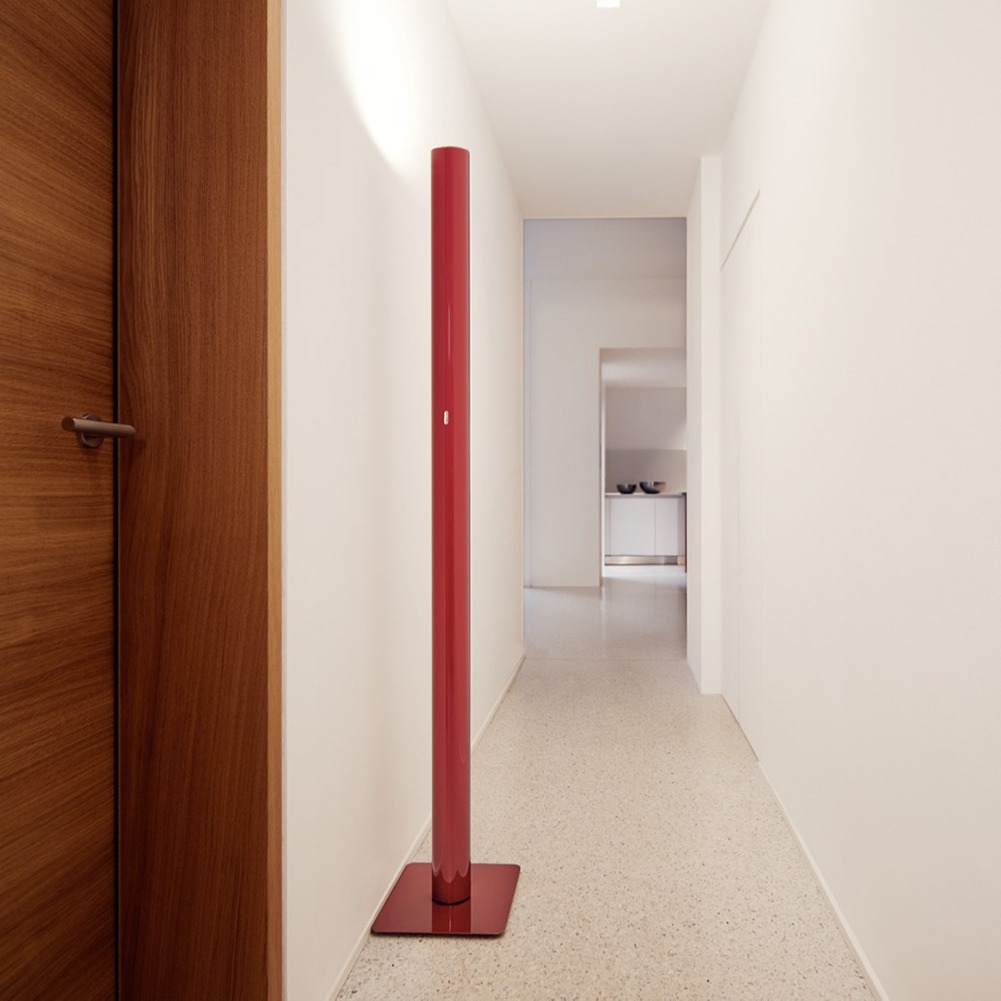 Artemide Ilio LED Floor Light in Red
