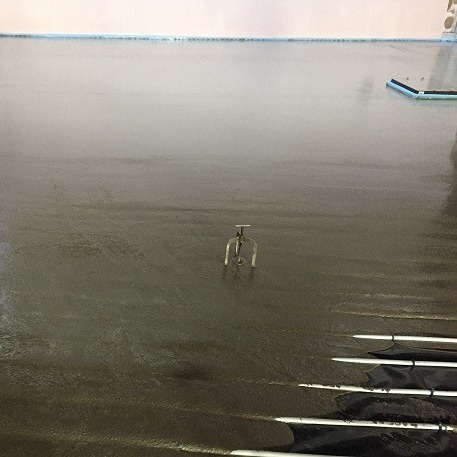 Cement Floor Being Laid