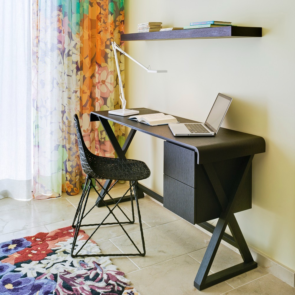 Flos Kelvin LED Table Lamp Green Mode in White