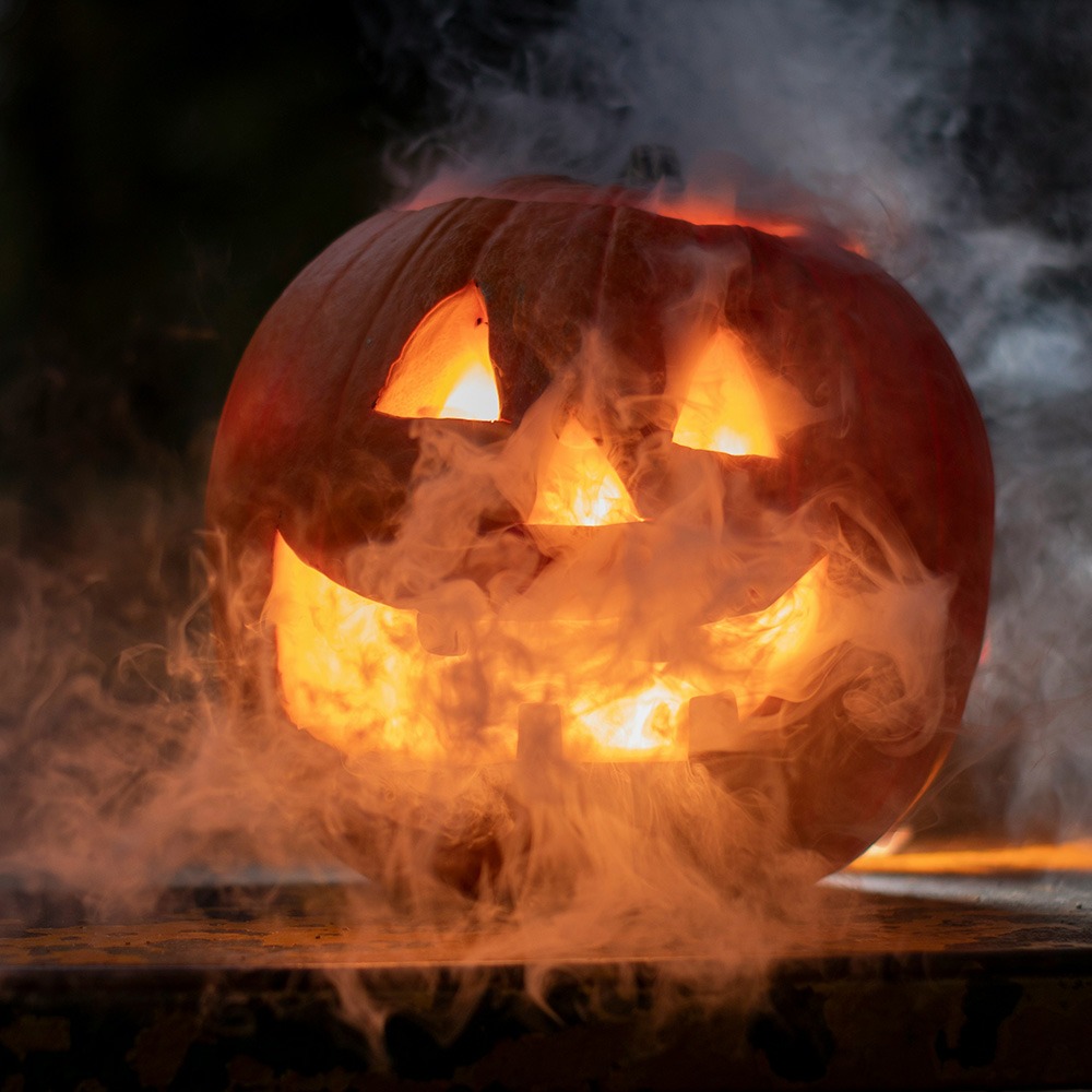 Carved Pumpkin for Halloween