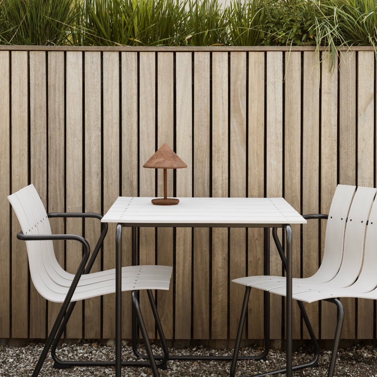 Mater Terra Portable Lamp in Rust Red