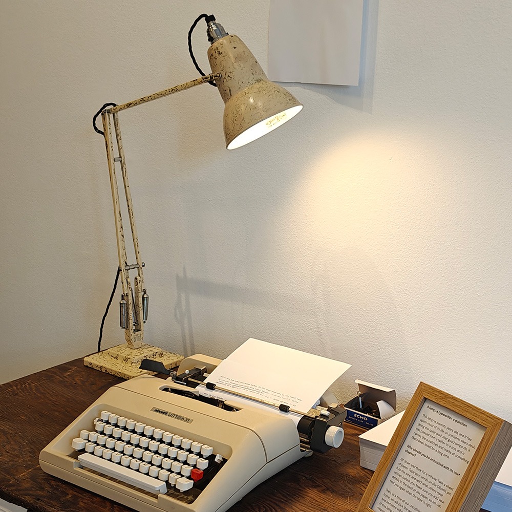Showcasing a 70 year old Anglepoise Lamp
