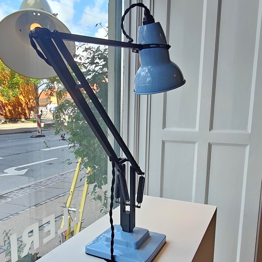 Anglepoise Original 1227 Desk Lamp in Blue and Black