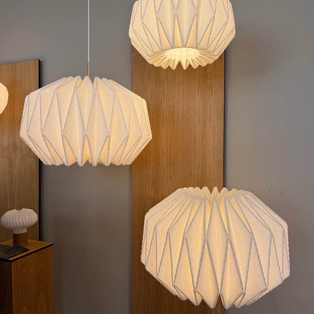 Softly Pleated Pendant