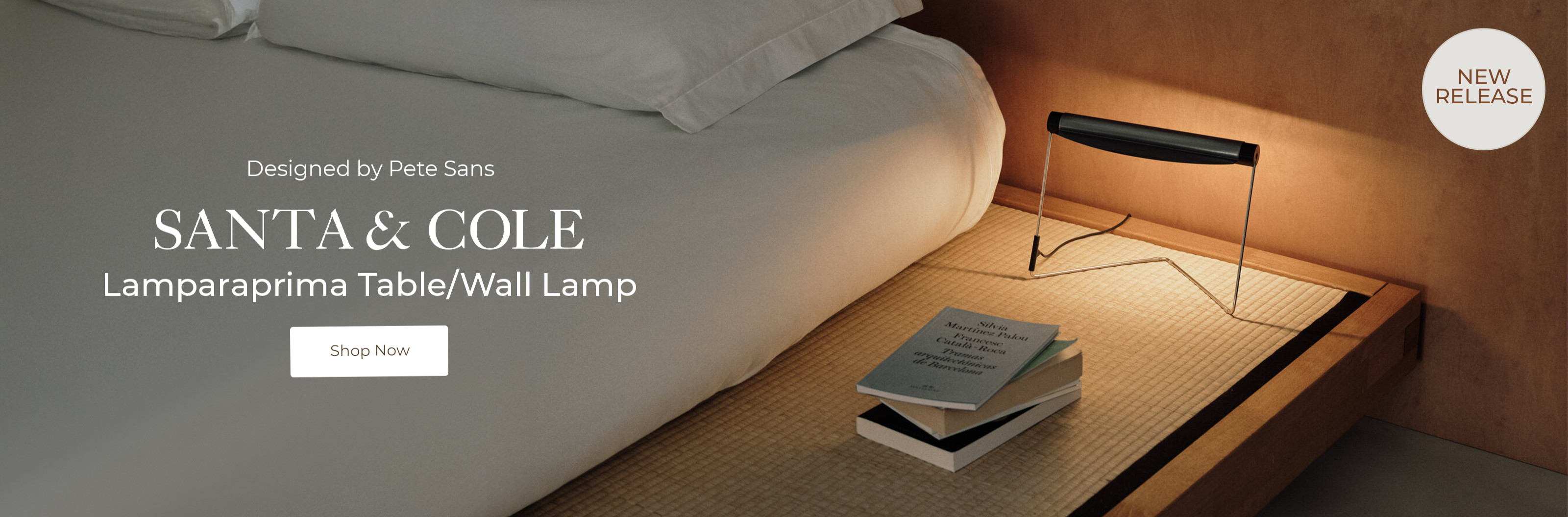 NEW: Santa & Cole Lamparaprima Table / Wall Lamp