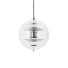 Verpan VP Globe Brushed Aluminium Pendant