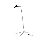 Serge Mouille Lampadaire Droit 1 Arm Floor Lamp