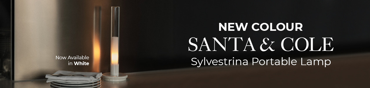 Santa & Cole Sylvestrina Portable in White!