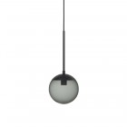 RUBN Lord 1 Pendant Light Black Smoke 200
