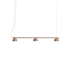 Northern Blush Rail LED Pendant 3 Warm Beige