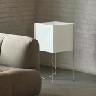 HAY Paper Cube Floor Lamp Beside Sofa