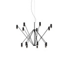 Marset The W LED Suspension Black Ivory