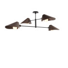 &Tradition Bonnet Chandelier - Small, Bronzed