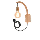 Tom Raffield Hanter Wall Light Cable & Plug