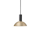 Ferm Living Collect Brass Pendant Hoop Low Black