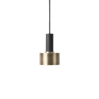 Ferm Living Collect Brass Pendant Disc Low Black