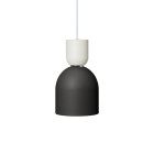 Ferm Living Collect Bell Socket Pendant Bell Grey White