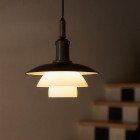 Louis Poulsen PH Aged Brass 3/3 Pendant Lifestyle Close Up