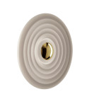 Tom Dixon Press Frosted Surface LED Light - Gold cap