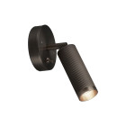 J. Adams & Co Spot Switched Wall Light Bronze