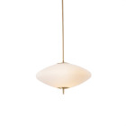 J.Adams & Co Nova Pendant Wide - Satin Brass