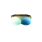 SkLO Twin 2.0 Wall/Ceiling Light - Celadon/ New Blue