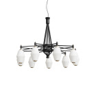 Northern Dahl Chandelier Small - Black