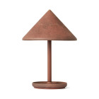 Mater Terra LED Portable Lamp Rust Red