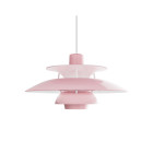 Louis Poulsen PH 5 320 Opal Pendant - Opal Pale Rose