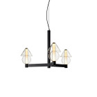Marset Fragile LED Chandelier CH3 Black