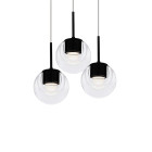 KDLN Dew 3 LED Suspension Light Black
