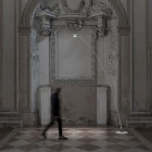Davide Groppi Sampei LED Floor Lamp in White