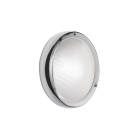Artemide Architectural Niki Outdoor Wall / Ceiling Light Gloss Aluminium