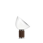 Flos Taccia LED Table Lamp Small Bronze Glass Diffuser