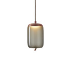Brokis Knot Pendant Cilindro Smoke Grey Copper