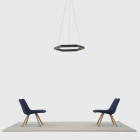 Resident Hex 750 LED Pendant In Situ Chairs