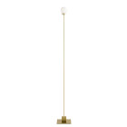 Northern Snowball Floor Lamp - Brass
