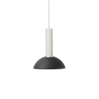 Ferm Living Collect High Socket Pendant Hoop White Black