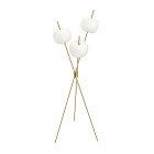 KDLN Kushi LED Floor Lamp Brass